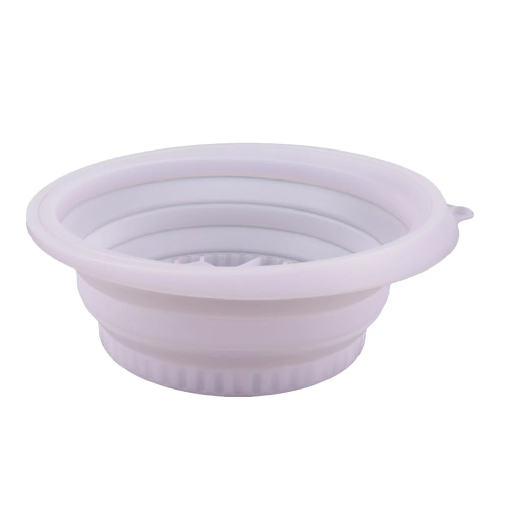 Silicone Ice Facial Folding Washbasin with Built-In Icetray Collapsible Facial Plunge Bowl Face Icebath at Home
