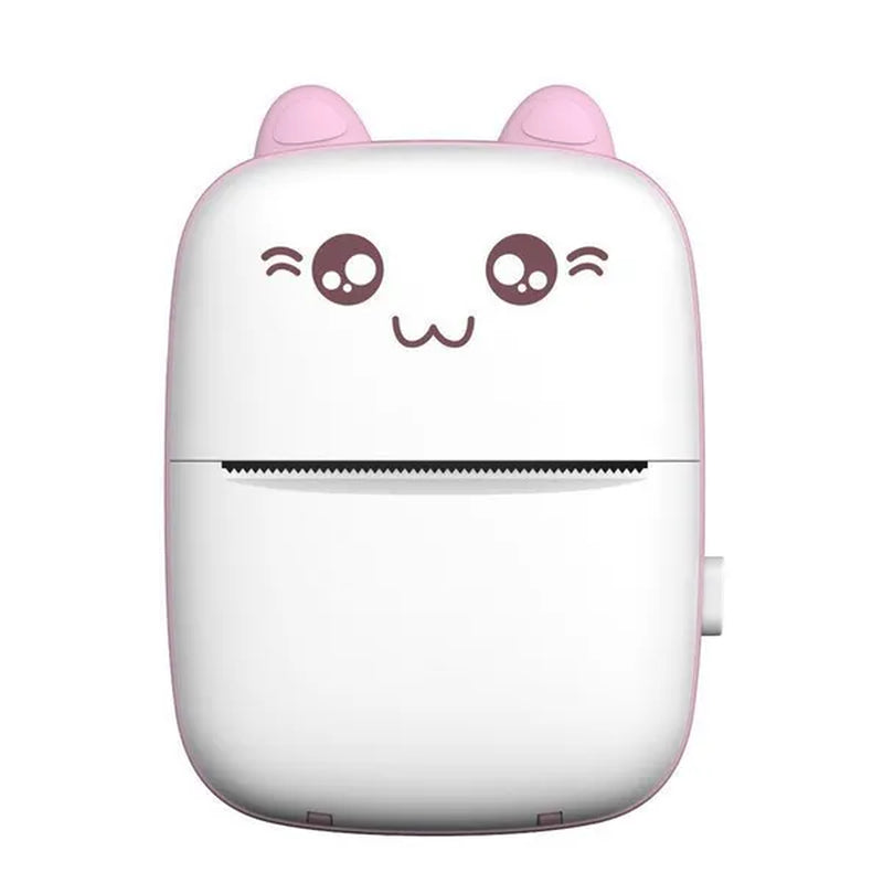 Portable Mini Label Printer Bluetooth Pocket Mini Thermal Printer with Printing Paper Wireless Smart Mini Printer for Mobile Phone IOS Android Inkless Printer for Photo Picture