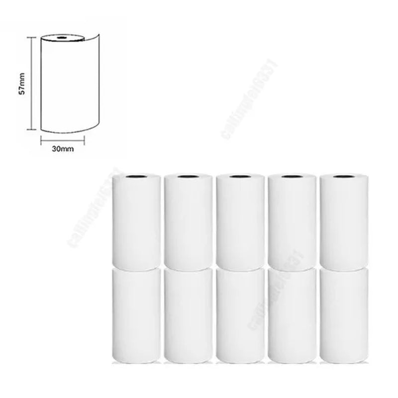 Portable Mini Label Printer Bluetooth Pocket Mini Thermal Printer with Printing Paper Wireless Smart Mini Printer for Mobile Phone IOS Android Inkless Printer for Photo Picture